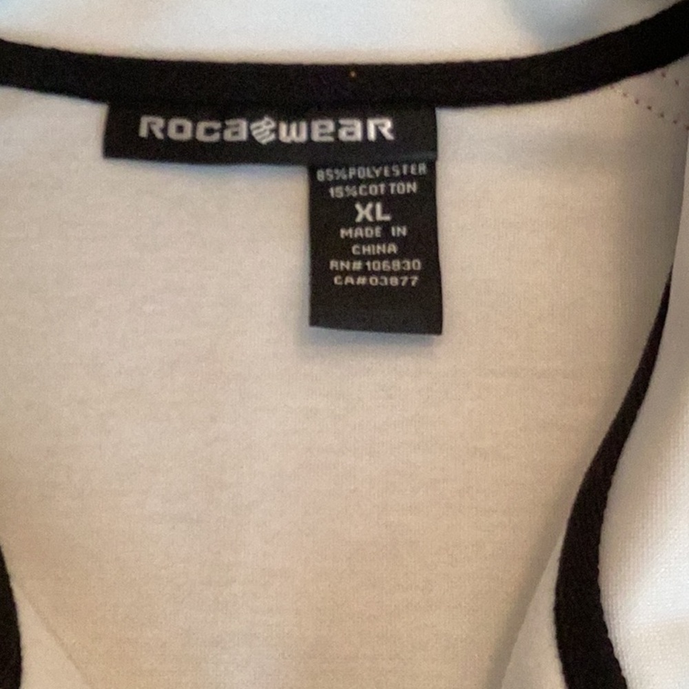 Rocawear White Jacket with Red and Black Stripes - Picture 5 of 7